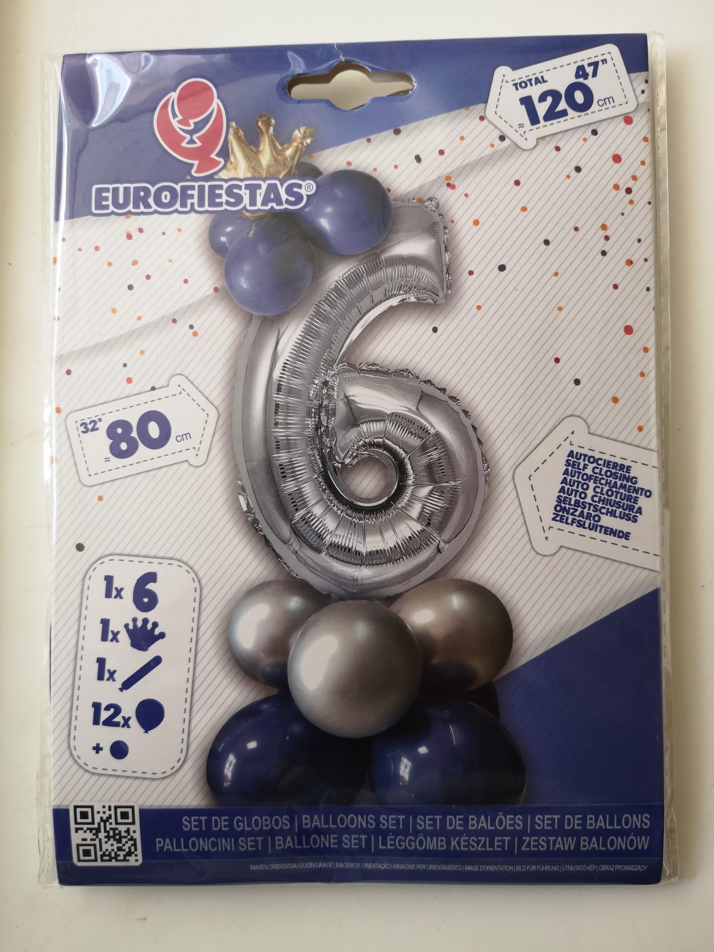 Balionai su skaičiumi "6"