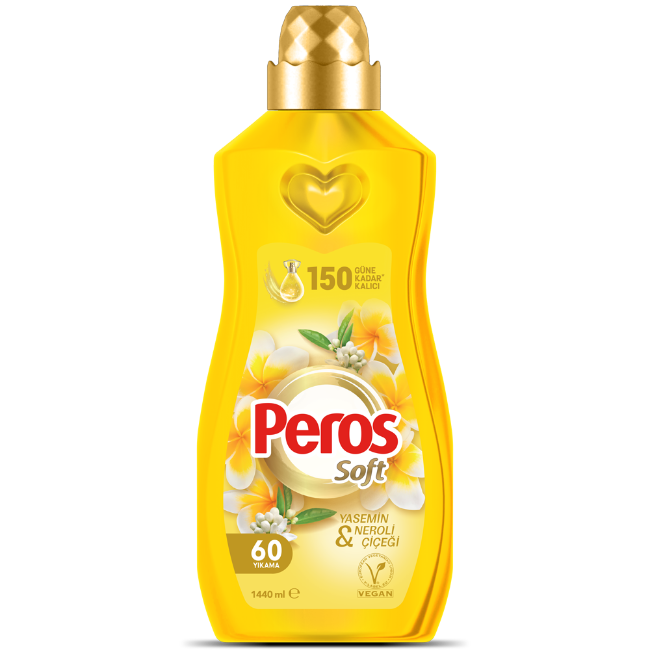 Parfumuotas skalbinių minkštiklis "Peros Soft" Jazminų kvapas