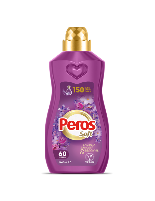 Parfumuotas skalbinių minkštiklis "Peros Soft" Levandų kvapas
